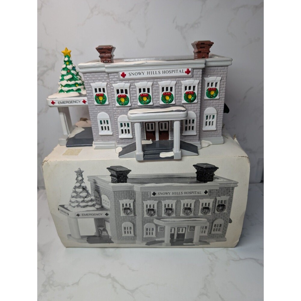 Department 56 Snow Village - Snowy Hills Hospital 5448-8